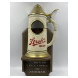 Strohï¿½s Beer Stein Sign