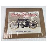 Harley Davidson Tin Sign "The Silent Gray Fellow"