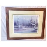 Framed Signed Ducks Unlimited Print