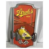 Strohï¿½s Beer Indy Racing Car Sign