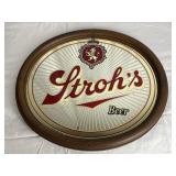 Mirrored Strohï¿½s Beer Sign
