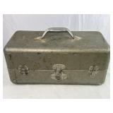 Vintage Aluminum J. Chiggins Tackle Box