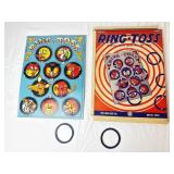 Ohio Art Co Tin Lithographed Ring Toss Game
