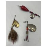 3 Vintage Spinner Jigs