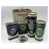 Vintage Texaco Cans & Safety Pressure Cap