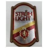 Stroh Light Beer Hanging Sign