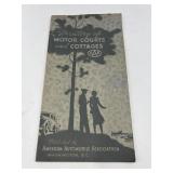 1937 AAA Directory of Motor Courts and Cottages