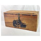 Wooden Chesapeake Bay Gunning Box