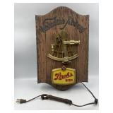 Strohï¿½s Beer "Welcome Aboard" Light-Up Sign