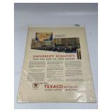 1930 Texaco Motor Oil University Scientists