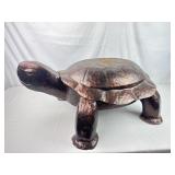 Large Painted Steel Turtle