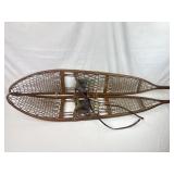 Vintage Wooden Snowcraft Snow Shoes
