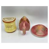 Three Decorative Wall Pockets