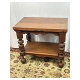 Tell City Chair Co. Style Side Table. 31In W,