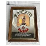 Signature Stroh Brewing Co. Mirrored Signed