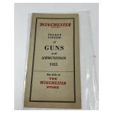 Winchester 1922 Pocket Catalog of Guns and
