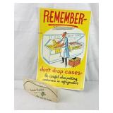 Vintage Safety Poster- "Donï¿½t Drop Cases" &