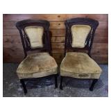 Upholstered Dining Room Chairs (Need Work)