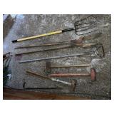Pitchfork, Post Digger, Hammers, &Other Tools