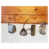 Oil Cans and Pencil Sharpener