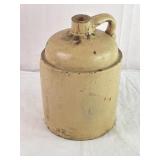 Salt Glazed 1 Gallon Liquor Jug. 11In Tall.