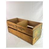 Victoria Brand Orange Crate 26In L, 1Ft W, 1Ft T.