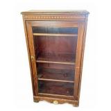 Antique Display Cabinet 24in x11in x44in