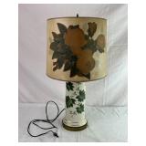 Hand Painted Ceramic Table Lamp 25.5in Tall