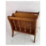 Wooden Magazine Rack 16in x12in x15.5in {B}
