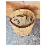 Half Bushel Basket with Sacking