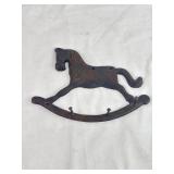 Cast Iron Rocking Horse Key Holder (Missing Peg)