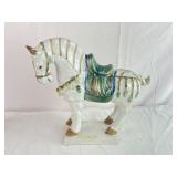 Tang Horse Statue (Multiple Cracks)14in wide x