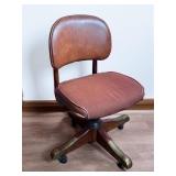Vintage Office Chair on Wheels