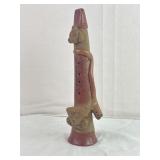 Aztec Mayan Mexican Folk Art Clay Flute