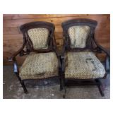 Arm Chair & Rocking Chair In Rough Shape