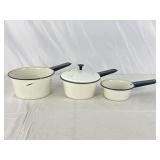 Porcelain Enamel Pot Set.