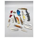 Mixed Pocket Knives, and Key Chains Knives