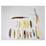 Single & Two Blade VTG Pocket Knives.