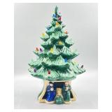 Atlantic Mold Ceramic Christmas Tree W/Nativity-