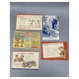 5 VTG Humorous Postcards