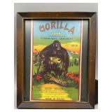 Framed Gorilla Brand Flashlight Crackers Paper