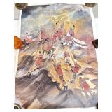 VTG Chicago Bulls Print 20x29 Inches.