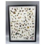 Fly Fishing Lures in Display Case