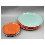 15 MCM Melamine-Ware Plates
