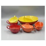 MCM Melamine-Ware Serving Bowls, Tea Cups, Cream