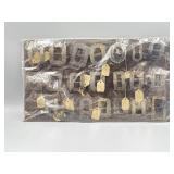 General Store Shoe Buckle Display 10x 17 1/2In.