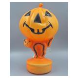 Vtg Halloween Cat & Jack-O-Lantern Blow Mold 1