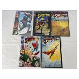 5 DC Comics: The Advenzures of Superman No. 496,