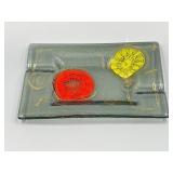 Higgins Glass MCM Pocket Watch Ash Tray