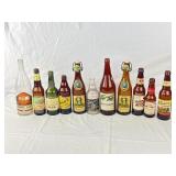 11 VTG Beer Bottles W/Paper Labels.